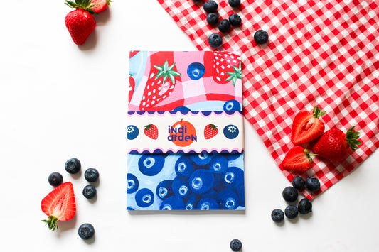 Berry Picnic Dotted Notebook