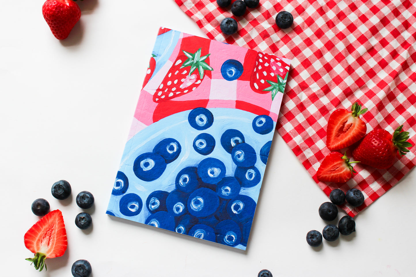 Berry Picnic Dotted Notebook