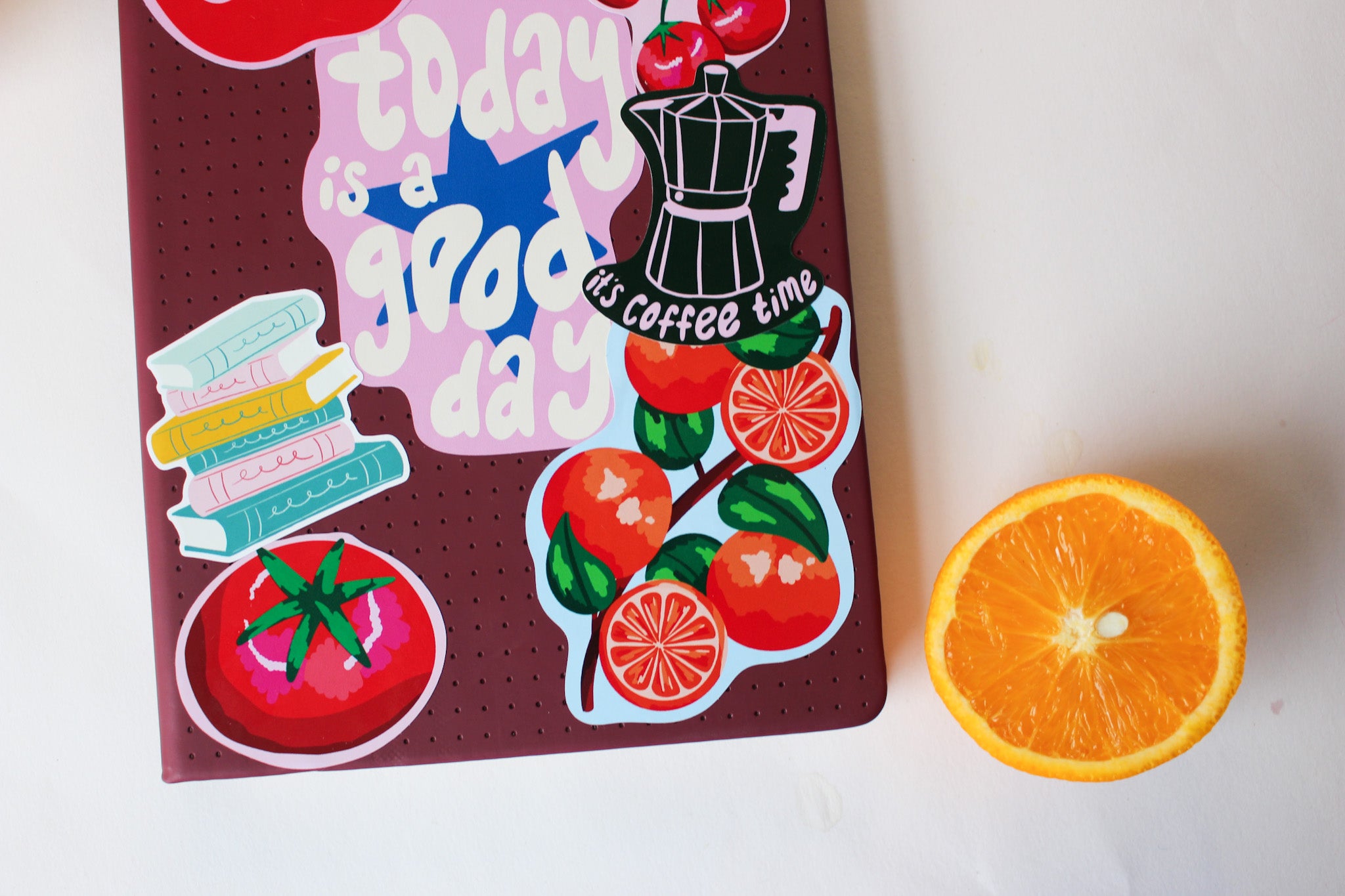 Orange stickers