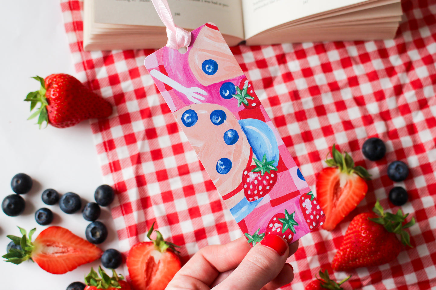 Berry Picnic Bookmarks