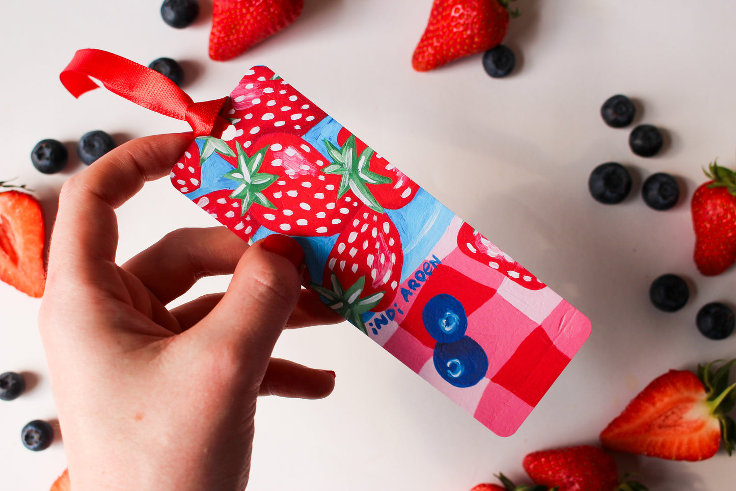 Berry Picnic Bookmarks