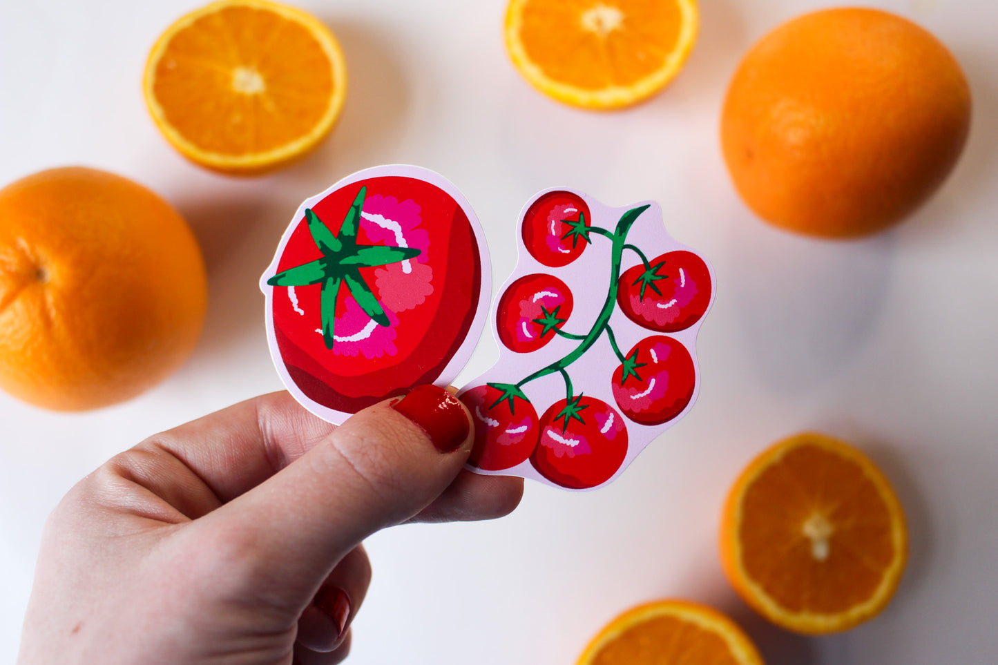 Tomato Stickers set of 2