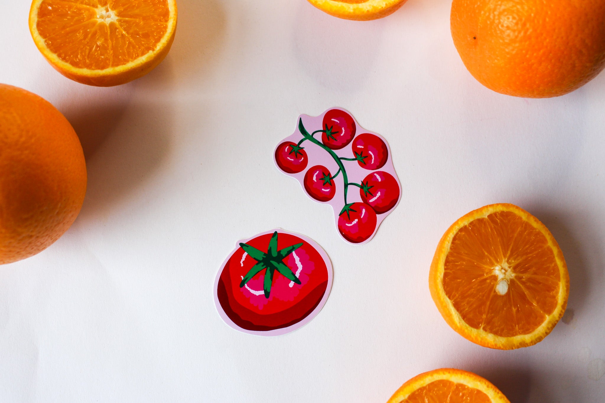 Tomato Stickers set of 2